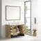 James Martin Vanities Hudson 48in Single Vanity, Light Natural Oak w/ 3 CM Carrara Marble Top 435-V48-LNO-3CAR - alternate 7